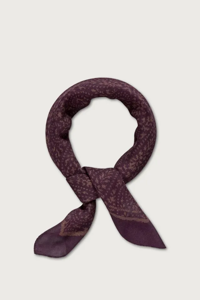 Massimo Alba Bandana bandana seta tibetan red