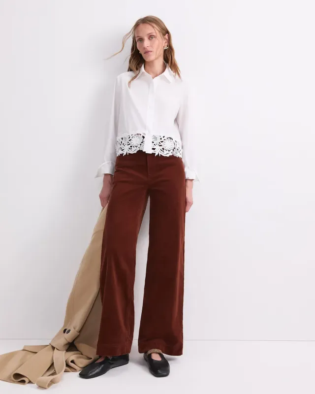 Sportscraft Gracie camicia donna pizzo manica lunga