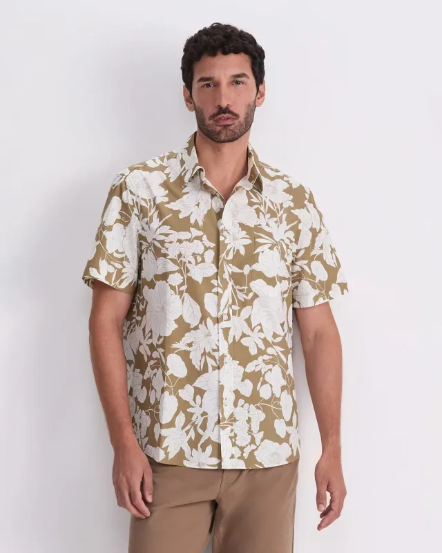 Sportscraft Gardner Short Sleeve Print Shirt camicia cotone