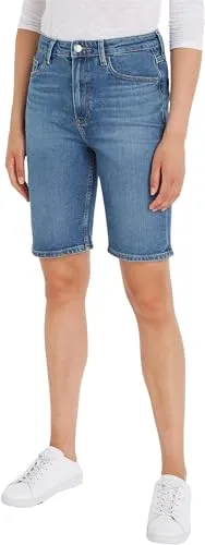 Tommy Hilfiger Denim Slim pantaloncini jeans donna vita alta 36W