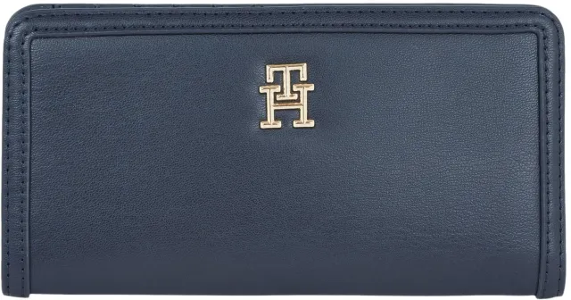 Tommy Hilfiger Monotype Slim portafoglio donna Space Blue grande