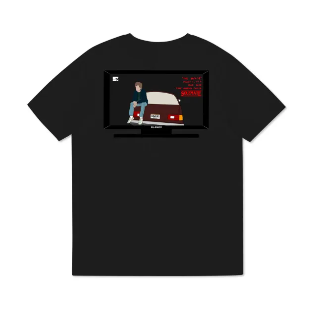 Solemate Steve t-shirt cotone bio nera