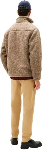 Tommy Hilfiger Teddy Fleece MW0MW40420 felpa zip beige taglia M