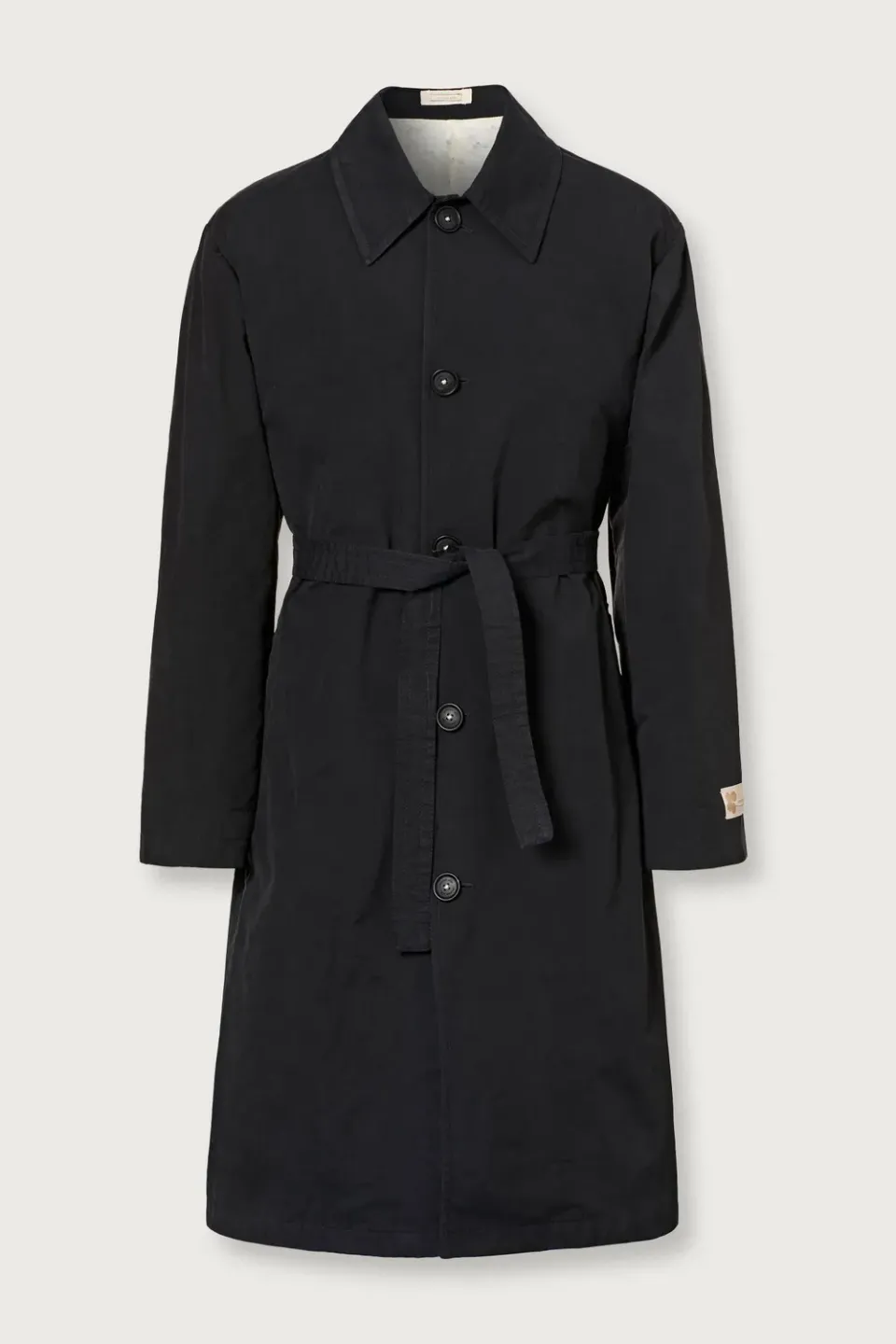 Massimo Alba Mustang trench dark blue cotone idrorepellente