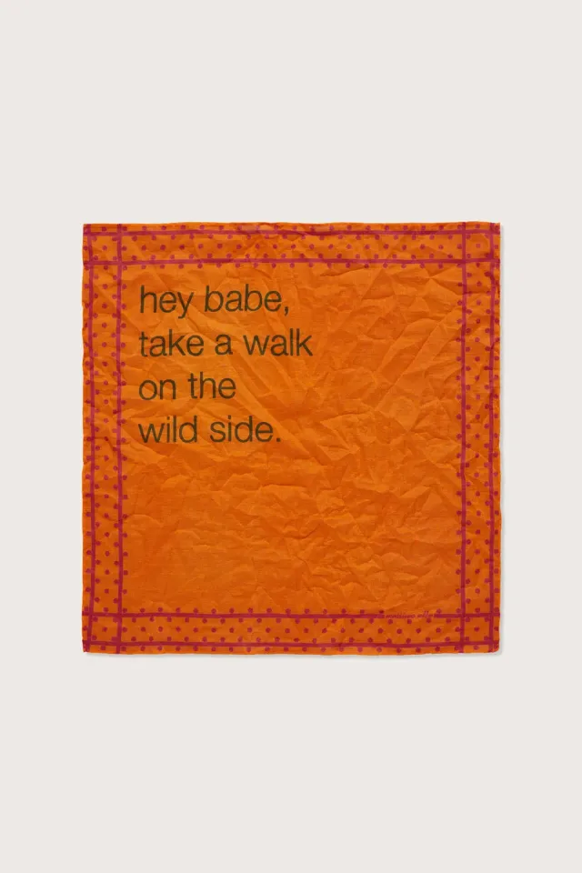 Massimo Alba Hanky1 fazzoletto cerise taglia unica scritta