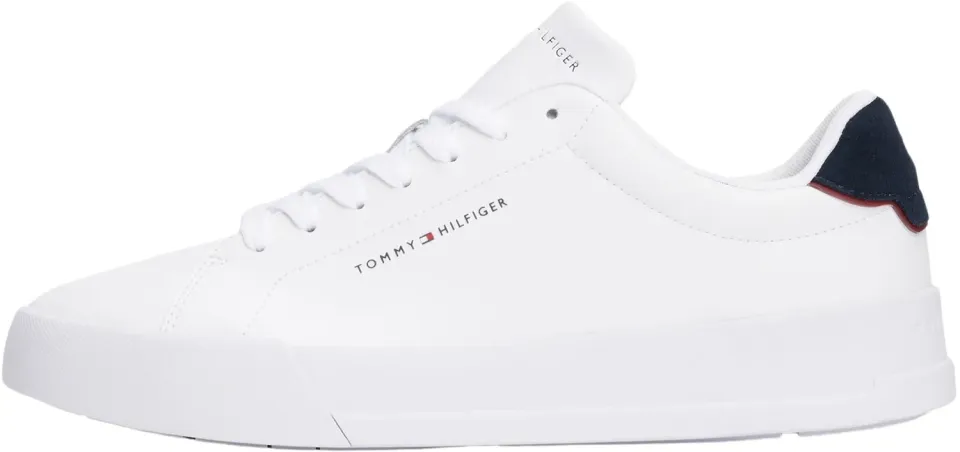 Tommy Hilfiger TH Court Sneaker Uomo Bianca 43 EU Pelle