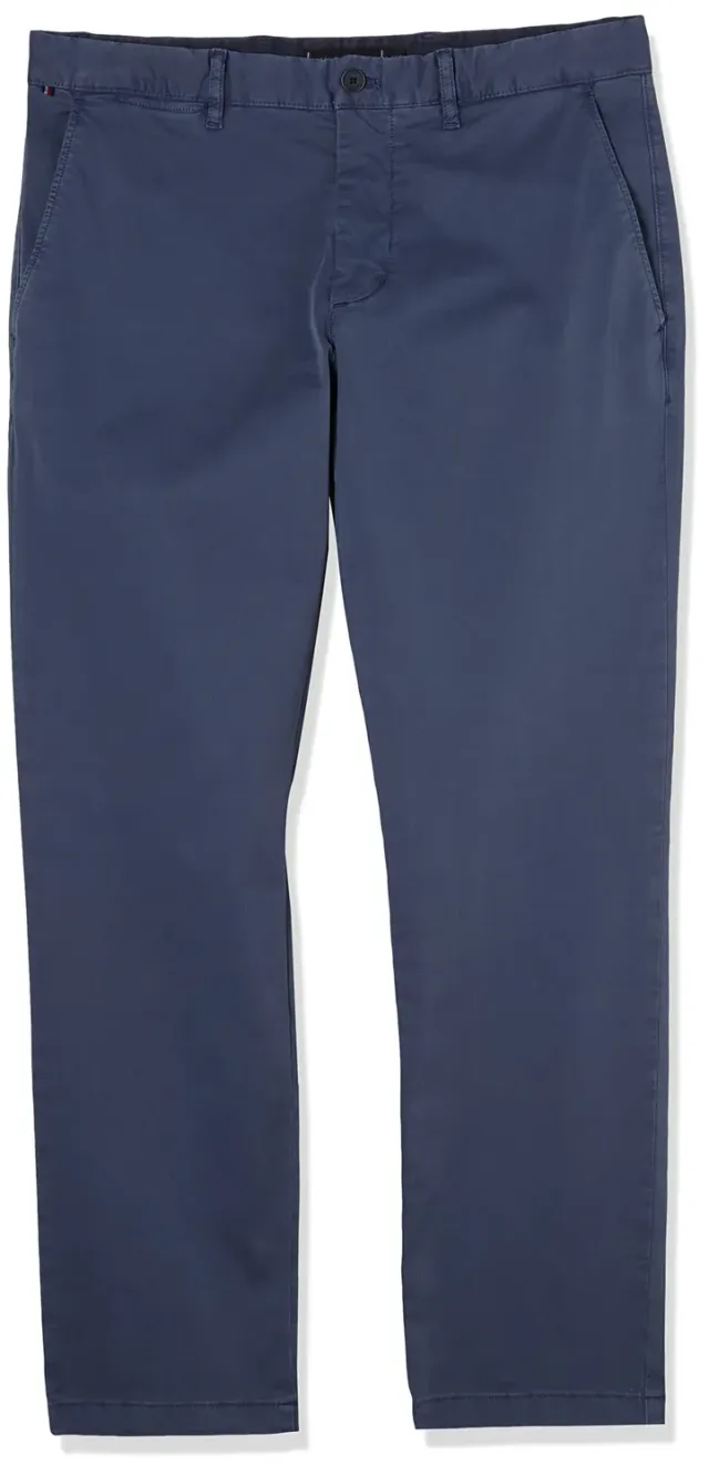 Tommy Hilfiger Denton TH Flex pantaloni chino blu 30W/34L elasticizzati