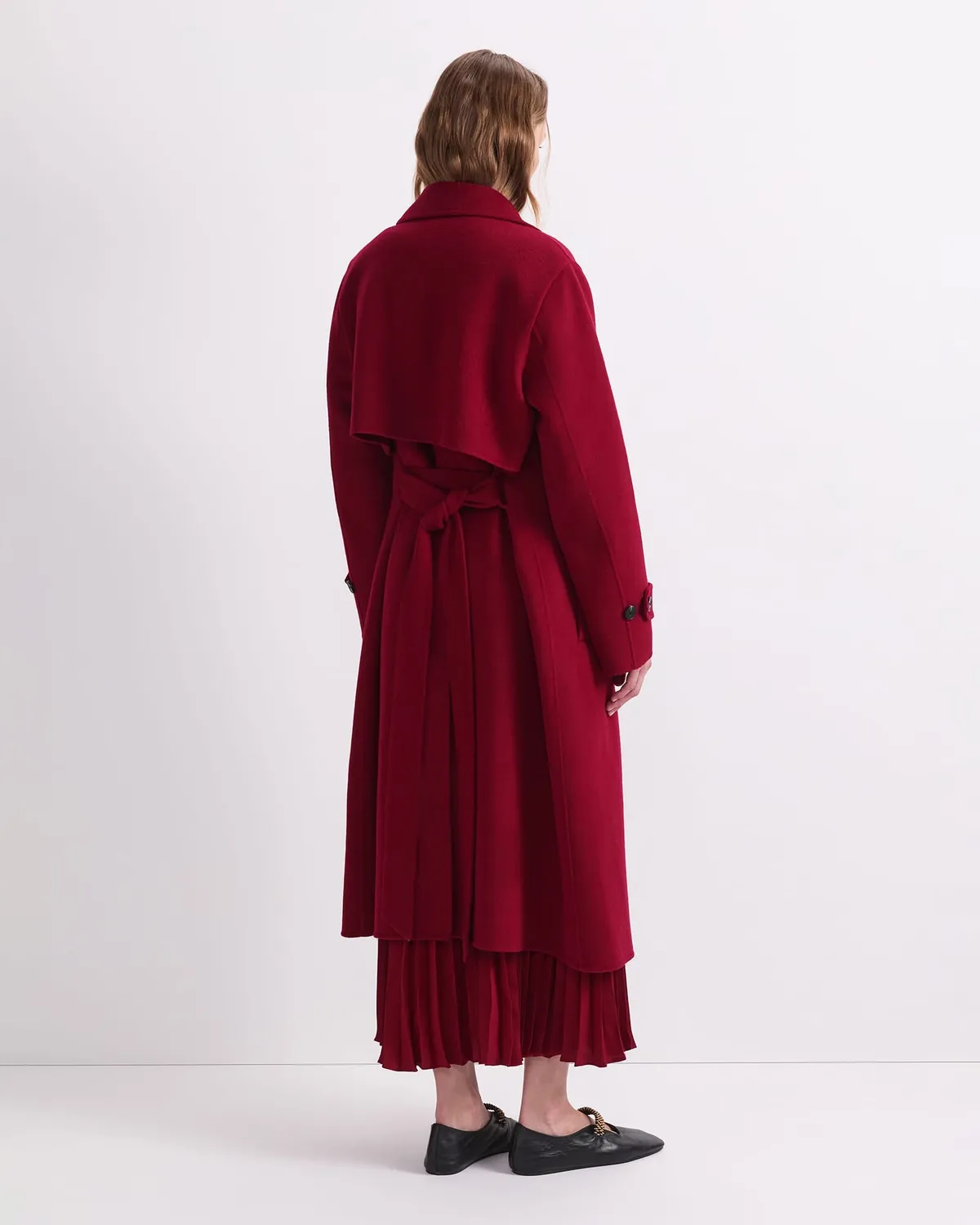 Sportscraft Martha cappotto lungo lana cintura