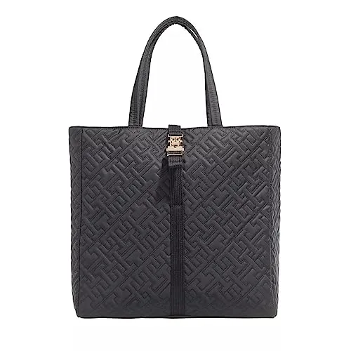 Tommy Hilfiger Th Flow Tote AW0AW14495 borsa donna nera