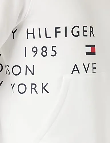 Tommy Hilfiger Off Placement felpa cappuccio uomo