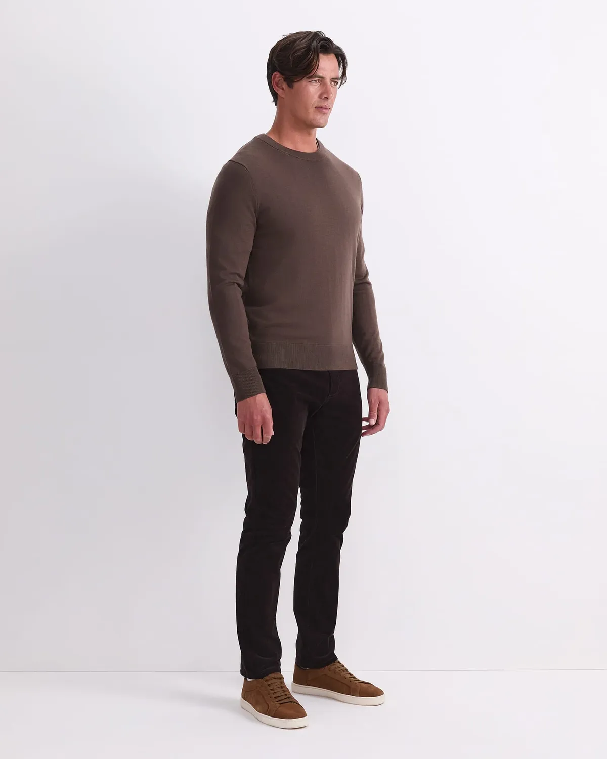 Sportscraft Merino maglione uomo girocollo lana regular