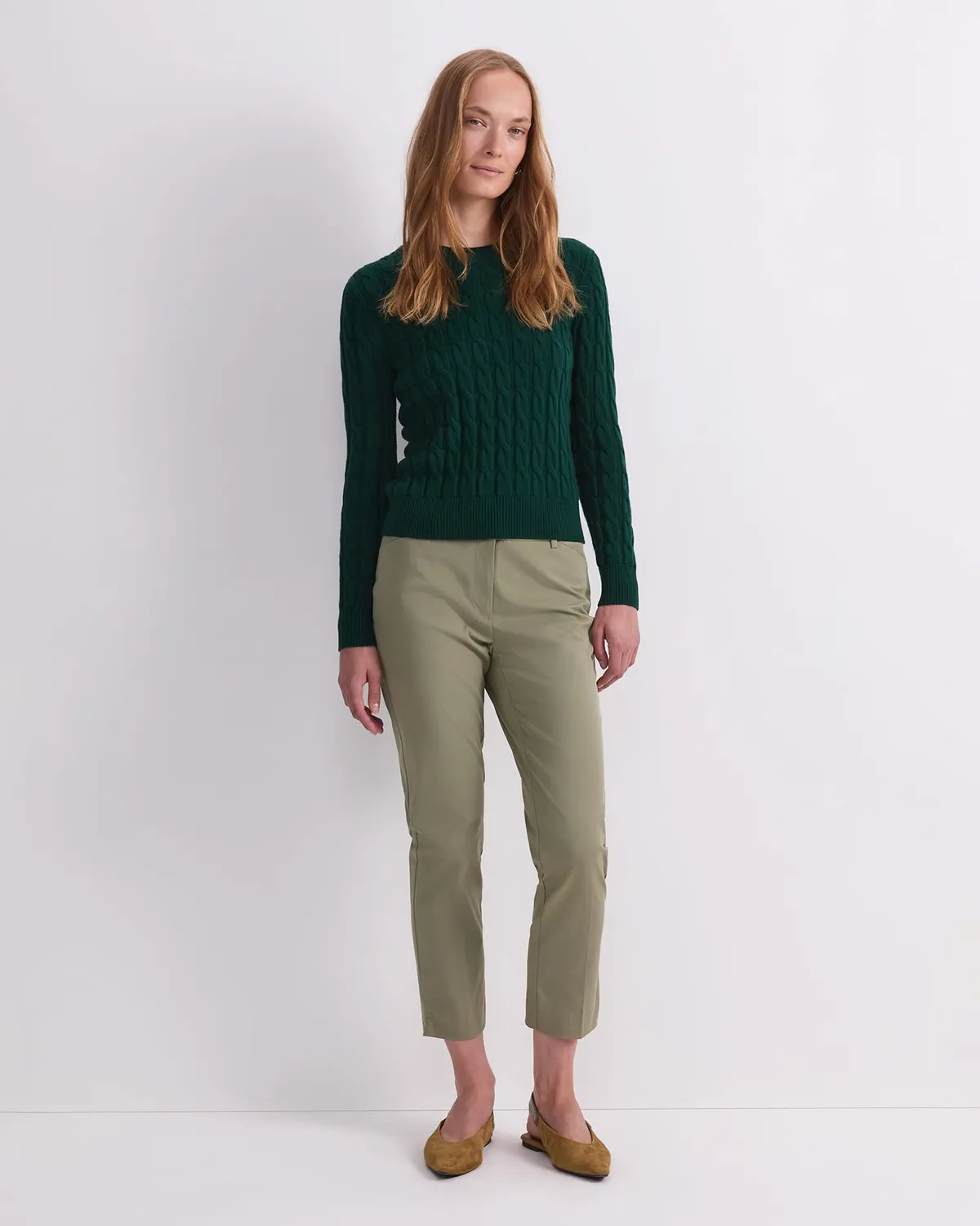 Sportscraft Merino Cable Sweater maglione lana merino trecce