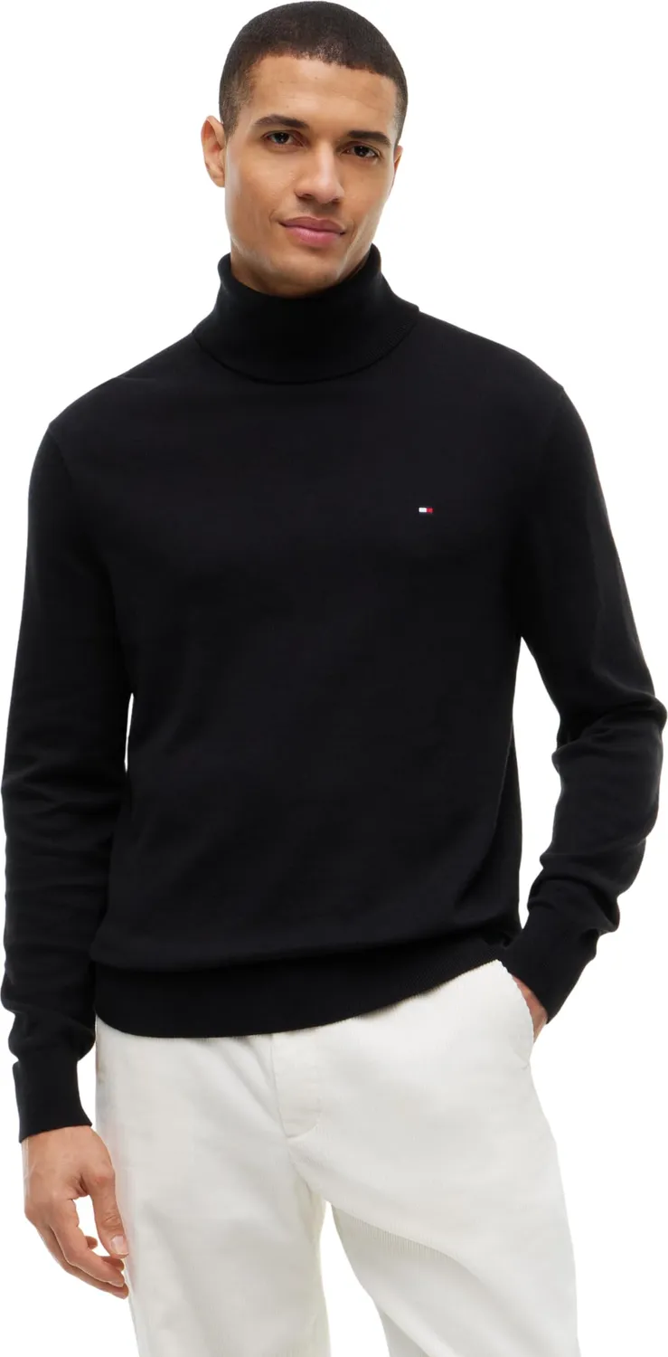 Tommy Hilfiger MW0MW28048 maglione uomo collo alto blu