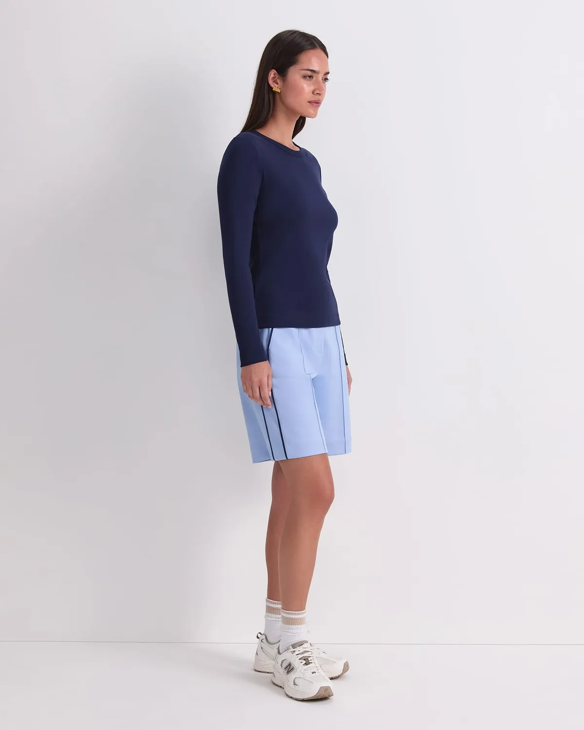Sportscraft Heidi Long Sleeve maglia cotone melange