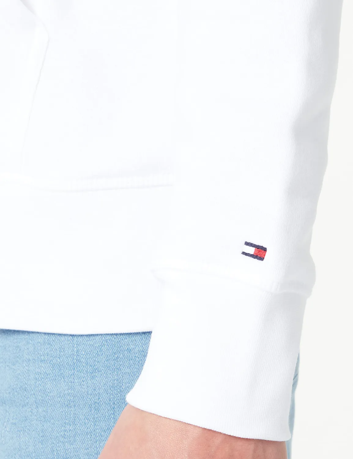 Tommy Hilfiger Pop Color MW0MW32415 felpa uomo blu cappuccio