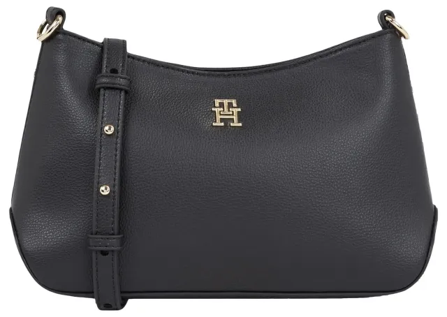 Tommy Hilfiger Staple Crossover Media borsa tracolla donna nera