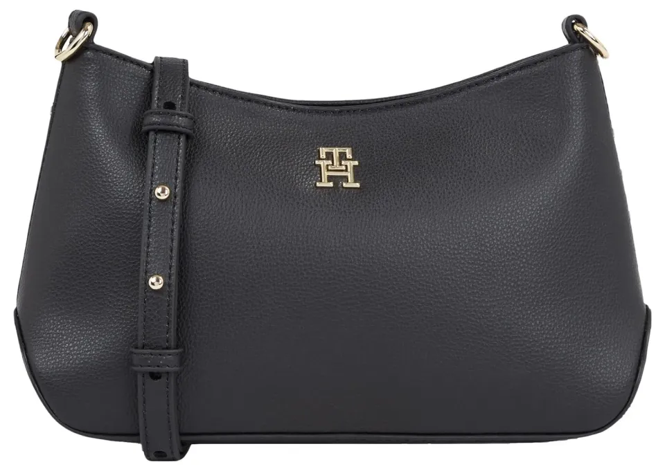 Tommy Hilfiger Staple Crossover Media borsa tracolla donna nera