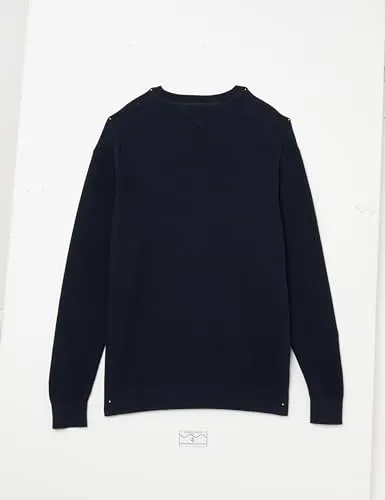 Tommy Hilfiger BT-Structure MW0MW37974 Maglione Blu Girocollo