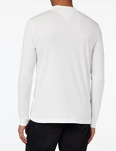 Tommy Hilfiger Multi Placement Mock maglia uomo manica lunga giroalto