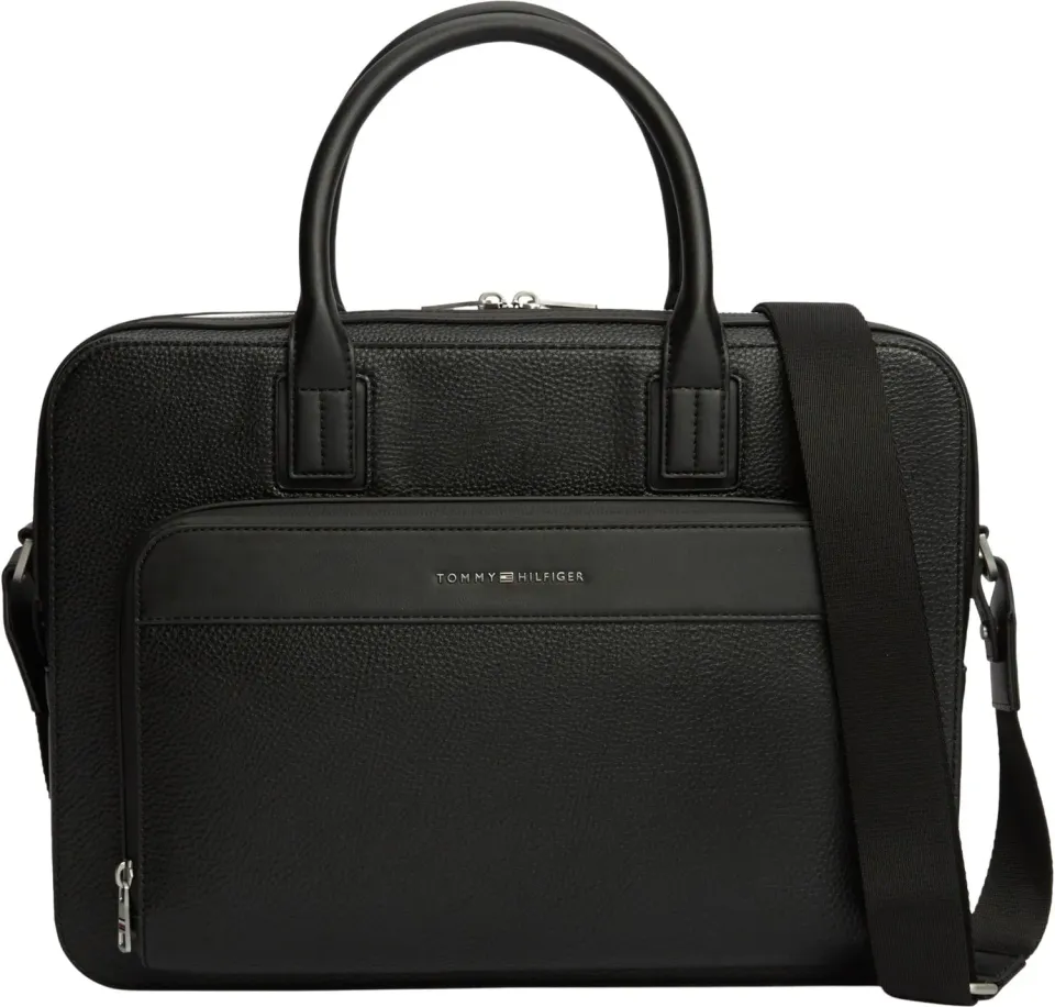 Tommy Hilfiger TH Central Slim AM0AM14730 borsa computer nero