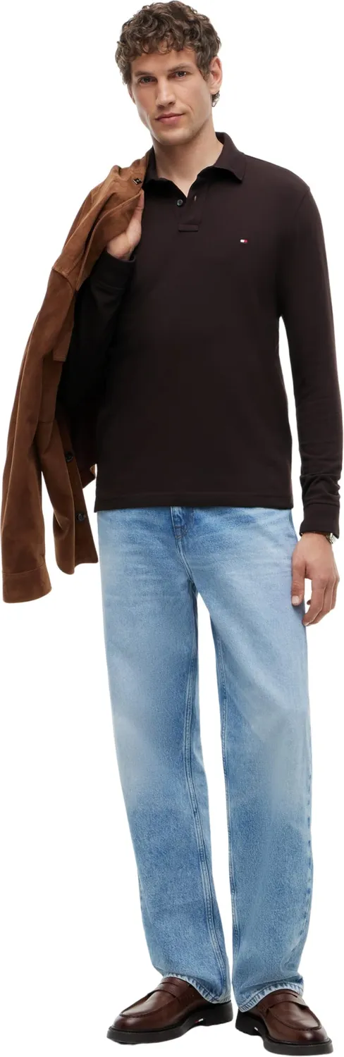 Tommy Hilfiger 1985 Regular polo manica lunga uomo L piquet