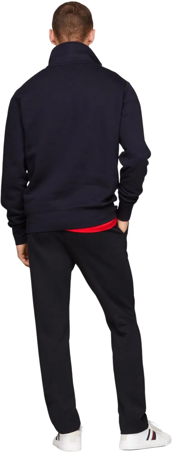 Tommy Hilfiger felpa uomo mezza zip con cerniera