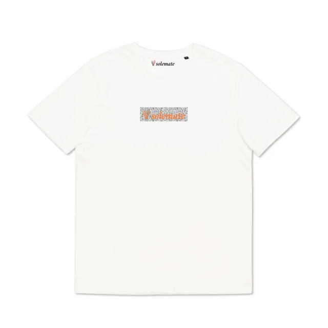 Solemate Box Logo Safari maglietta ecru cotone morbido