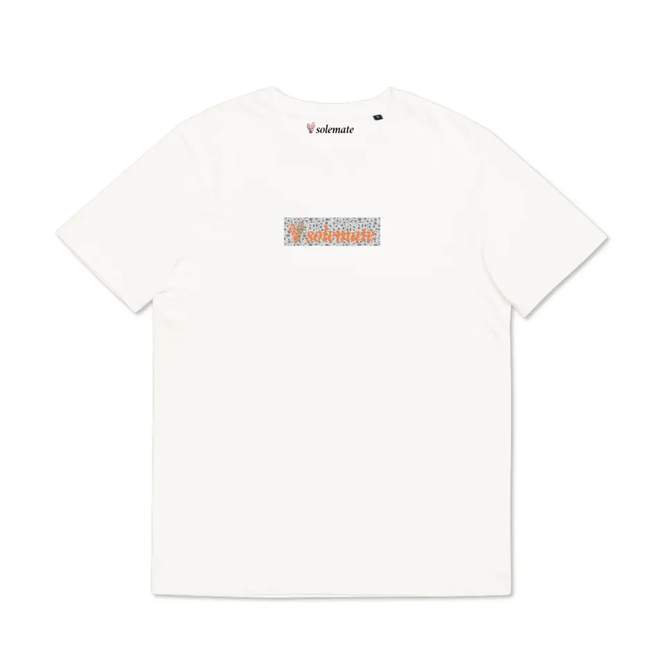 Solemate Box Logo Safari maglietta ecru cotone morbido