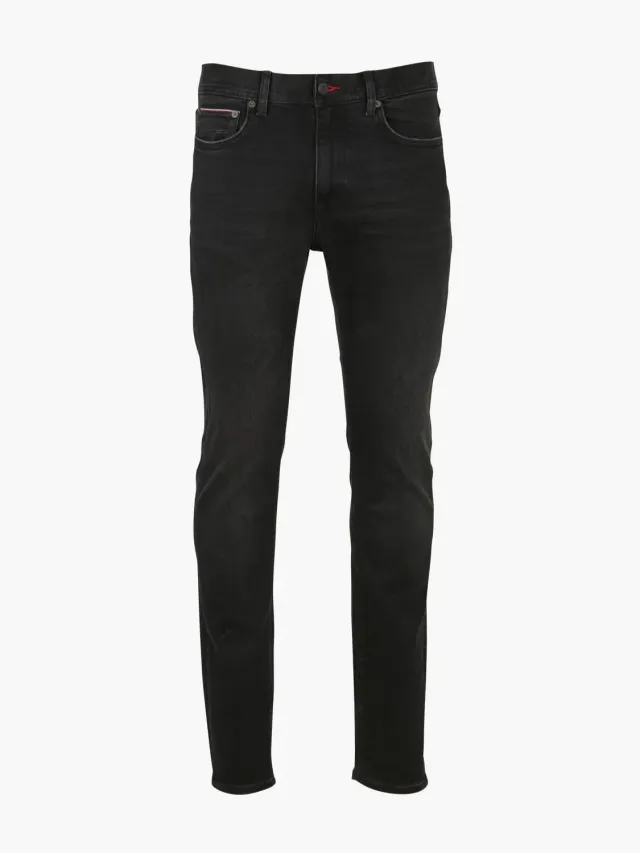Tommy Hilfiger jeans uomo dritto denim blu classico