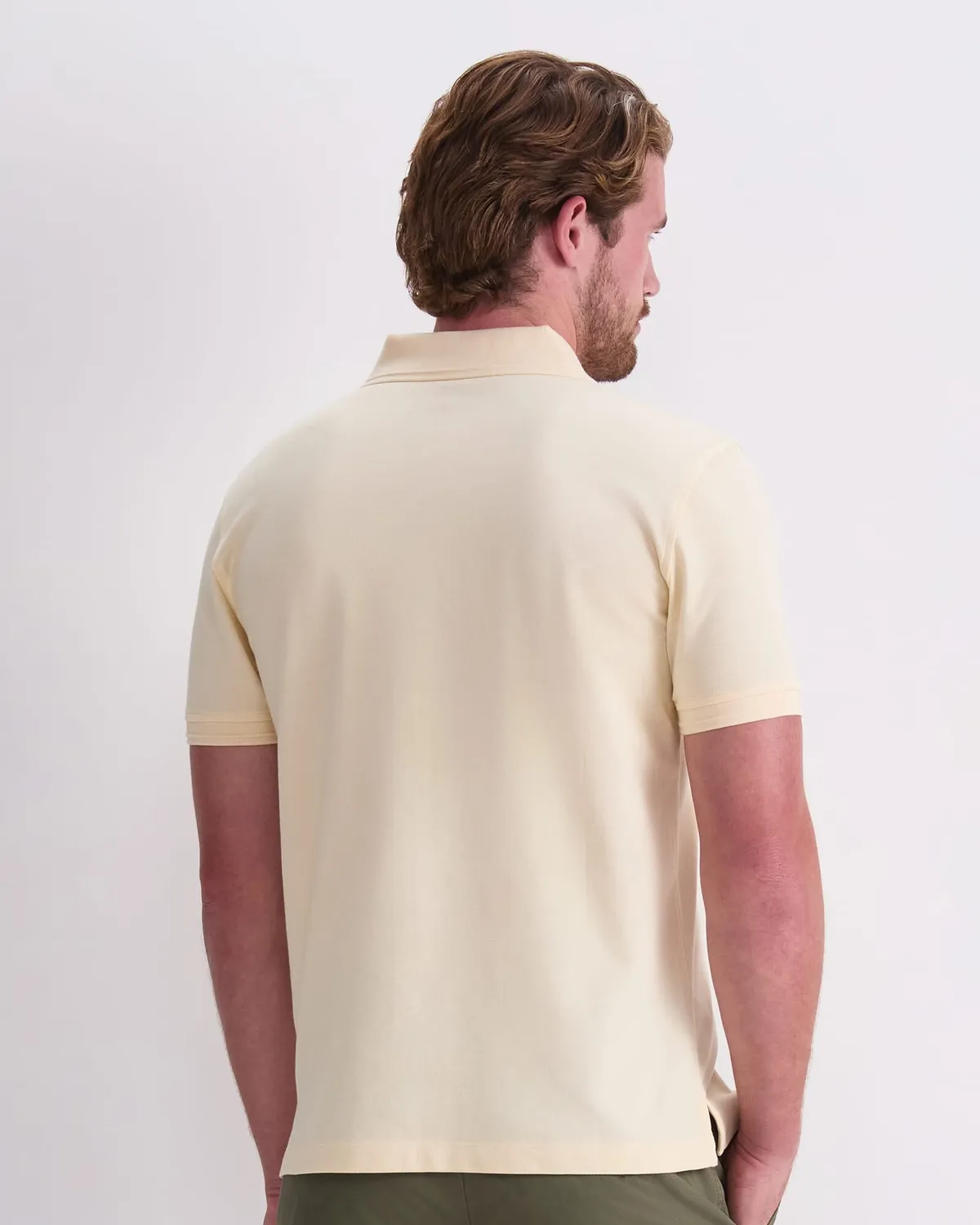 Sportscraft SC Pique Polo uomo cotone garment wash