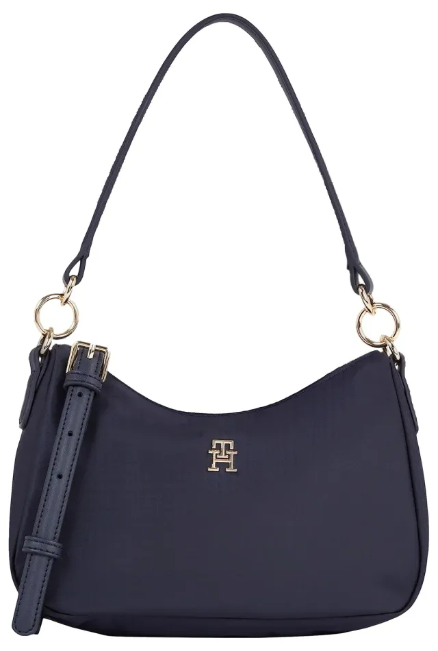 Tommy Hilfiger Poppy borsa hobo donna piccola nera