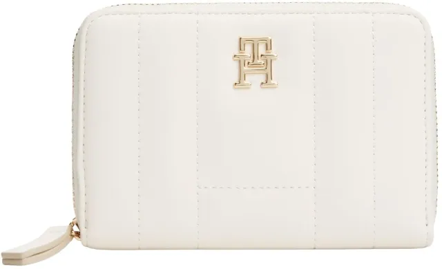 Tommy Hilfiger Feminine portafoglio zip giallo Ivory Petal