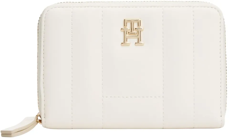 Tommy Hilfiger Feminine portafoglio zip giallo Ivory Petal