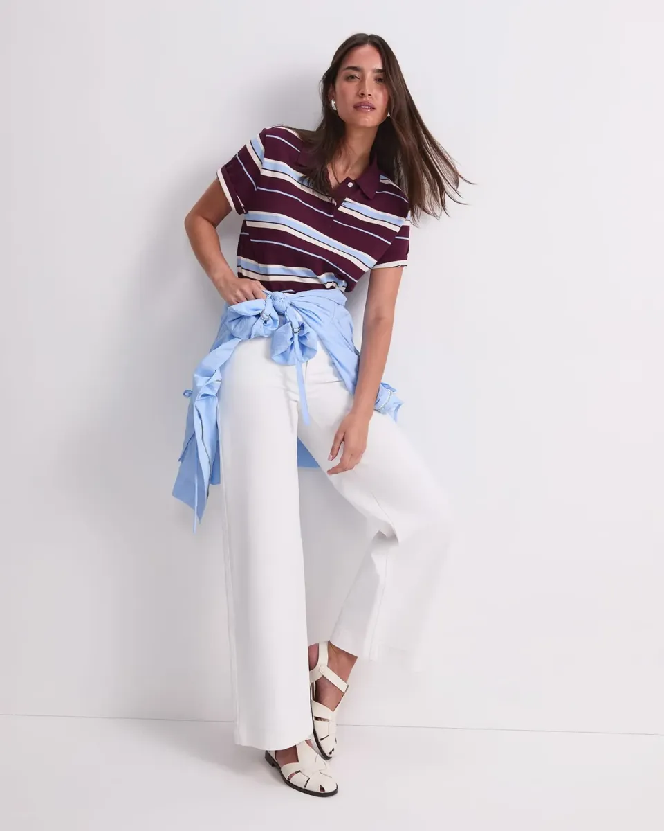 Sportscraft Tessa Wide Leg Jean jeans donna bianco