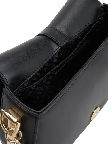 Tommy Hilfiger Heritage Crossover Chain borsa tracolla nero catena