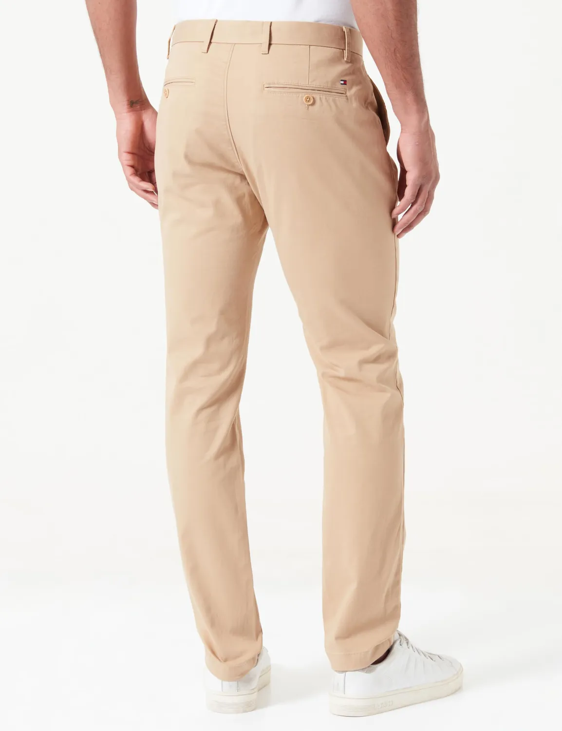 Tommy Hilfiger Bleecker 1985 chino uomo cotone Pima khaki