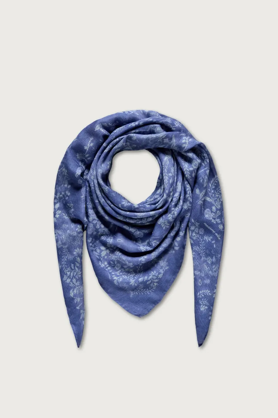 Massimo Alba Stole stola cashmere royal violet 135x135