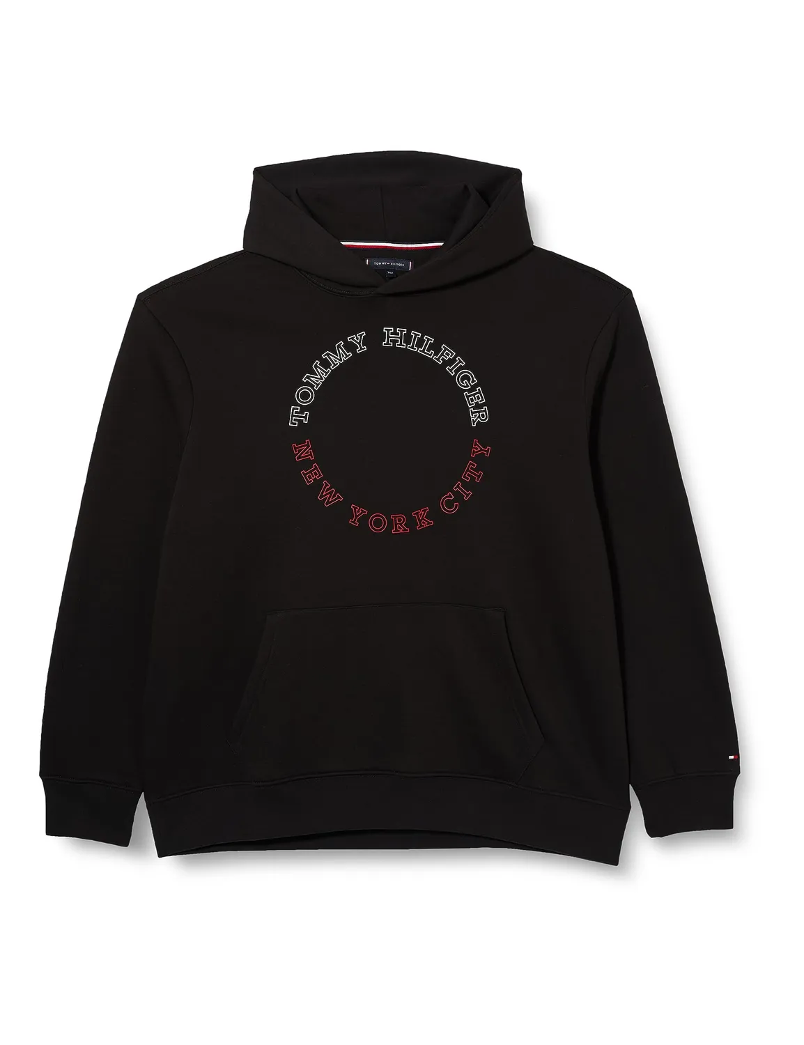 Tommy Hilfiger BT-Monotype Roundall MW0MW34136 felpa uomo cappuccio