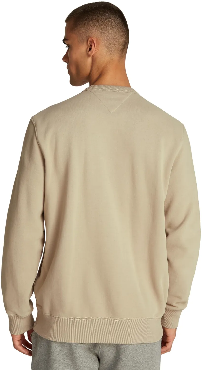 Tommy Hilfiger Monotype Label Felpa Uomo Girocollo Cotone