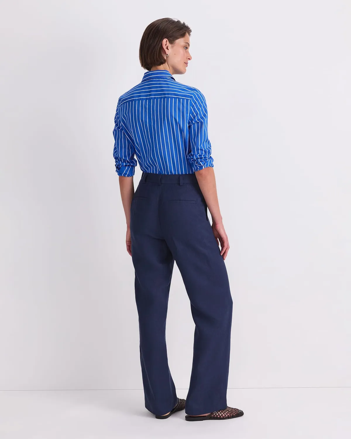 Sportscraft Freya Straight Linen pantaloni lino 100%