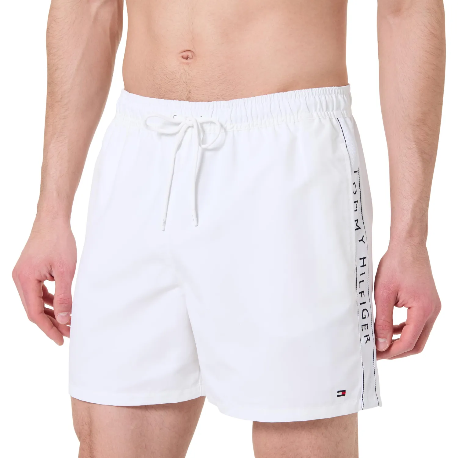 Tommy Hilfiger Drawstring Tape costume mare uomo rosso coulisse