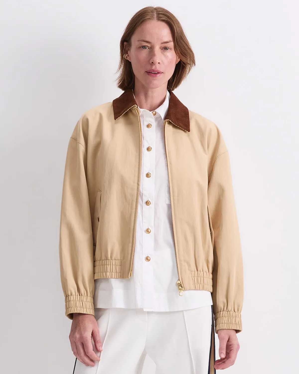 Sportscraft Tate Bomber giacca leggera lino