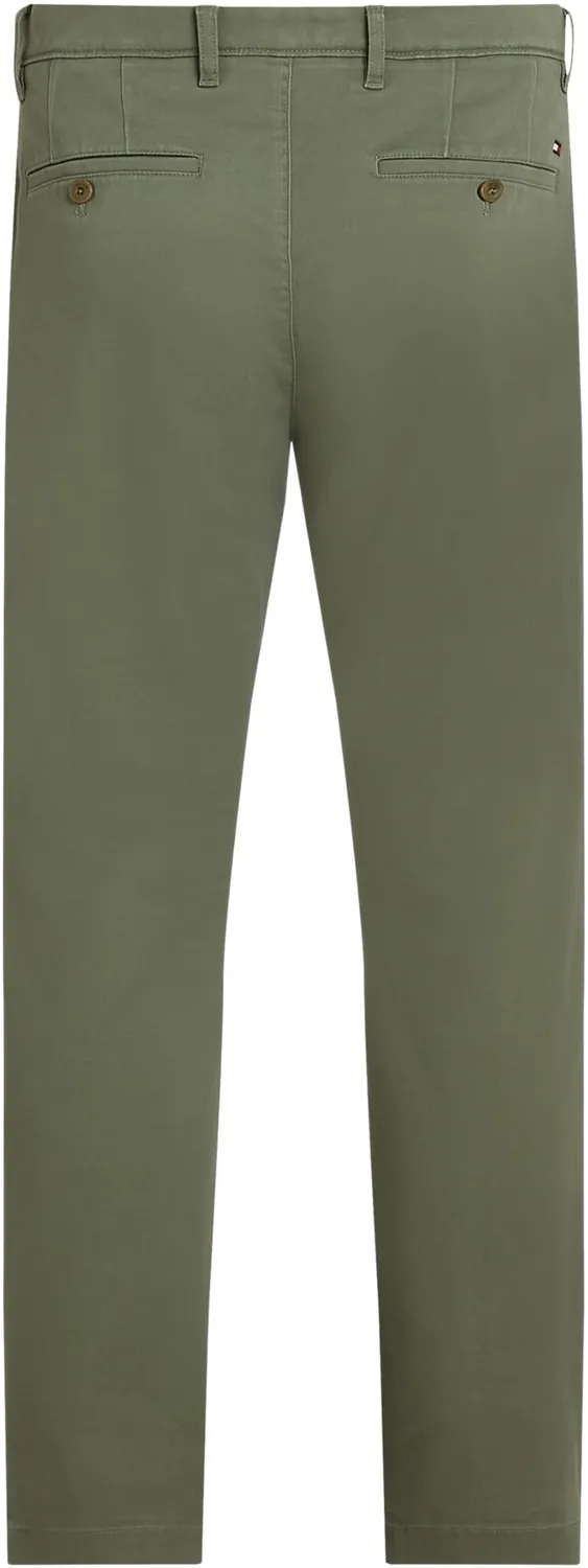 Tommy Hilfiger Denton Satin Straight Fit chino uomo blu