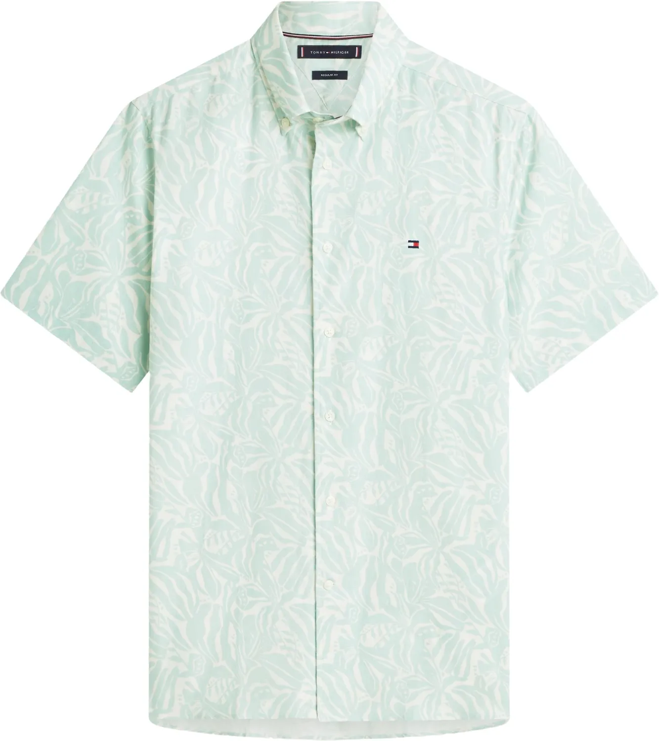 Tommy Hilfiger Linen Blend Camp MW0MW42459 camicia L manica corta