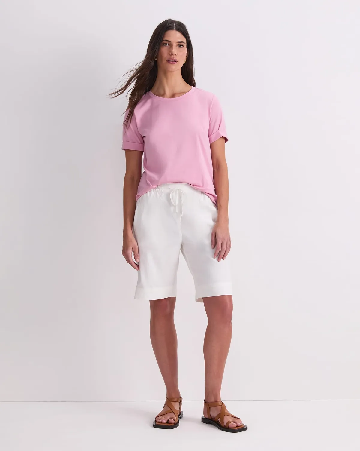 Sportscraft Mercerised Cotton Short Sleeve Tee maglietta donna cotone