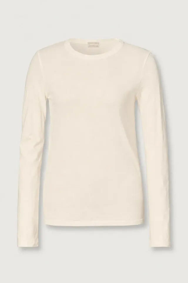 Massimo Alba Masa t-shirt maniche lunghe soft white cashmere