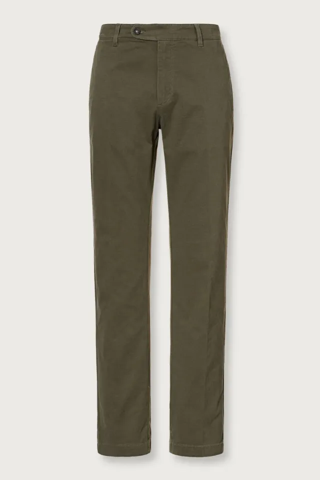 Massimo Alba Winch2 pantaloni uomo gabardine military