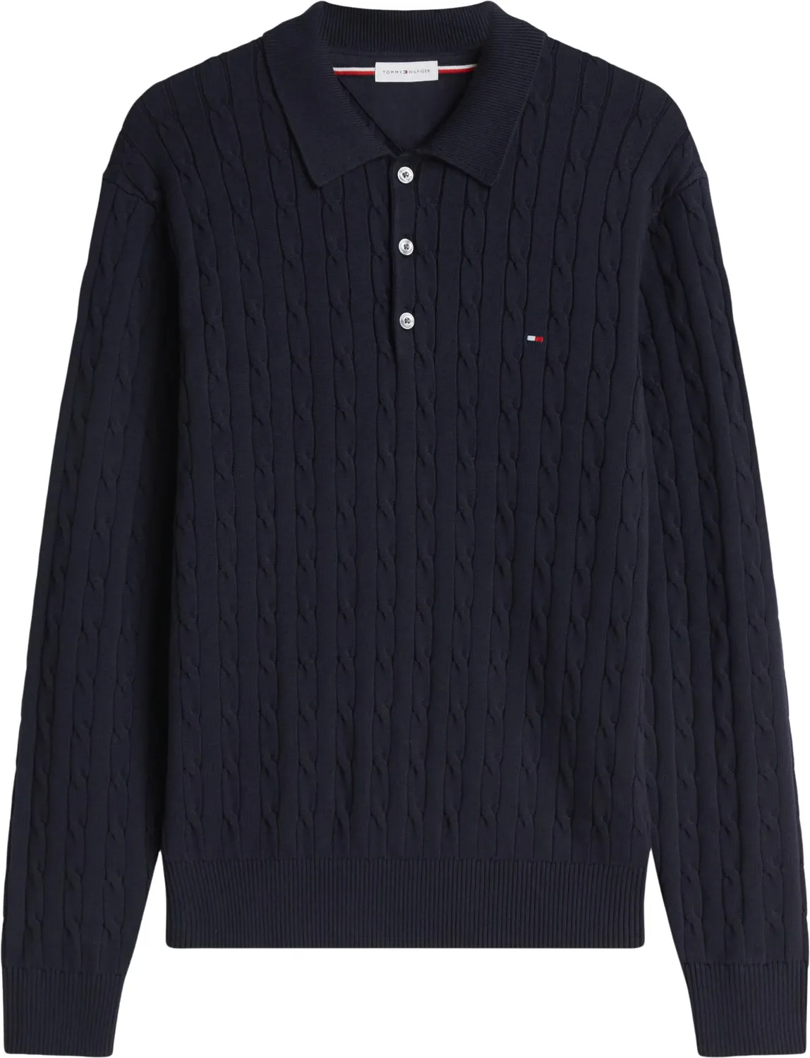 Tommy Hilfiger Classic Cable MW0MW41955 polo unisex L cotone