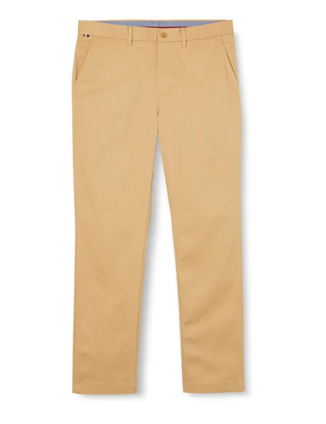 Tommy Hilfiger Denton Straight Fit pantaloni Khaki 28W/36L
