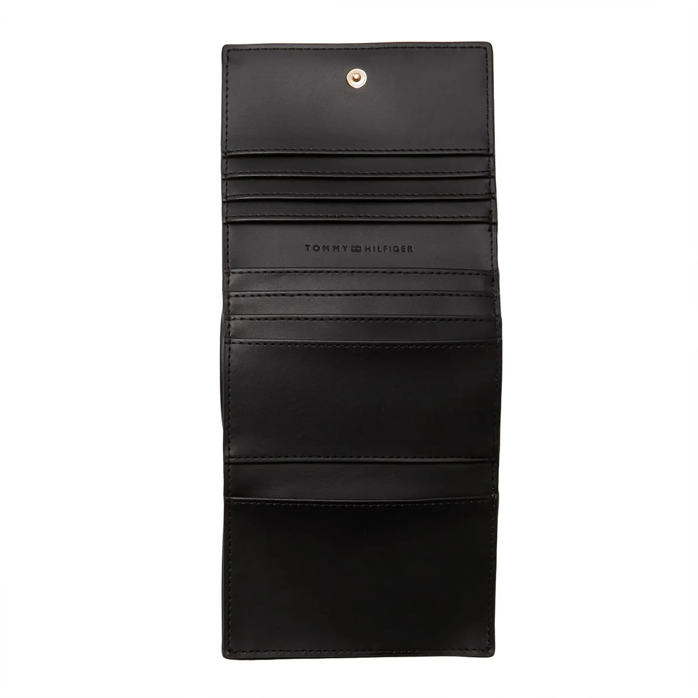 Tommy Hilfiger TH Casual Portafoglio Donna Nero 12cm